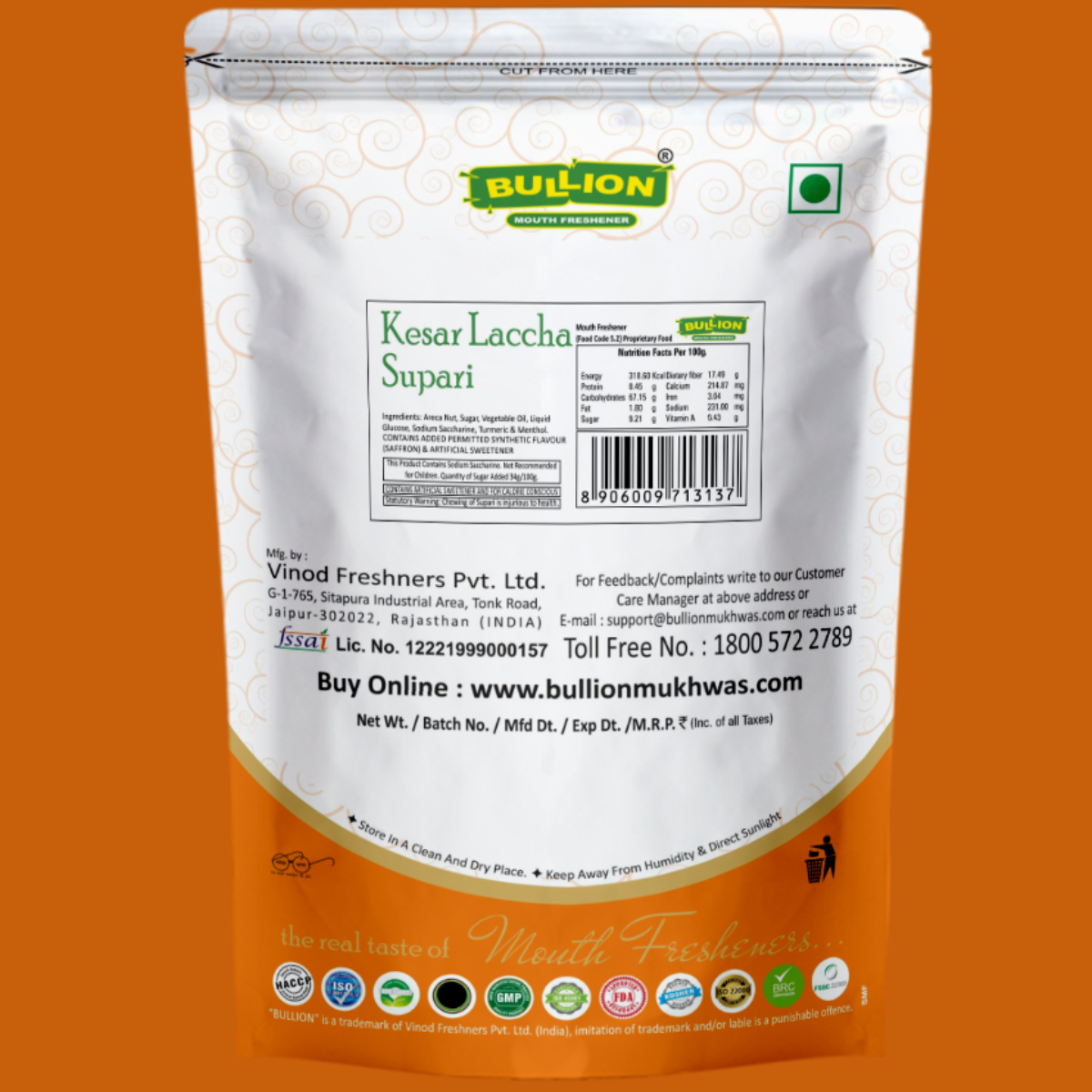 Bullion Kesar Laccha Supari