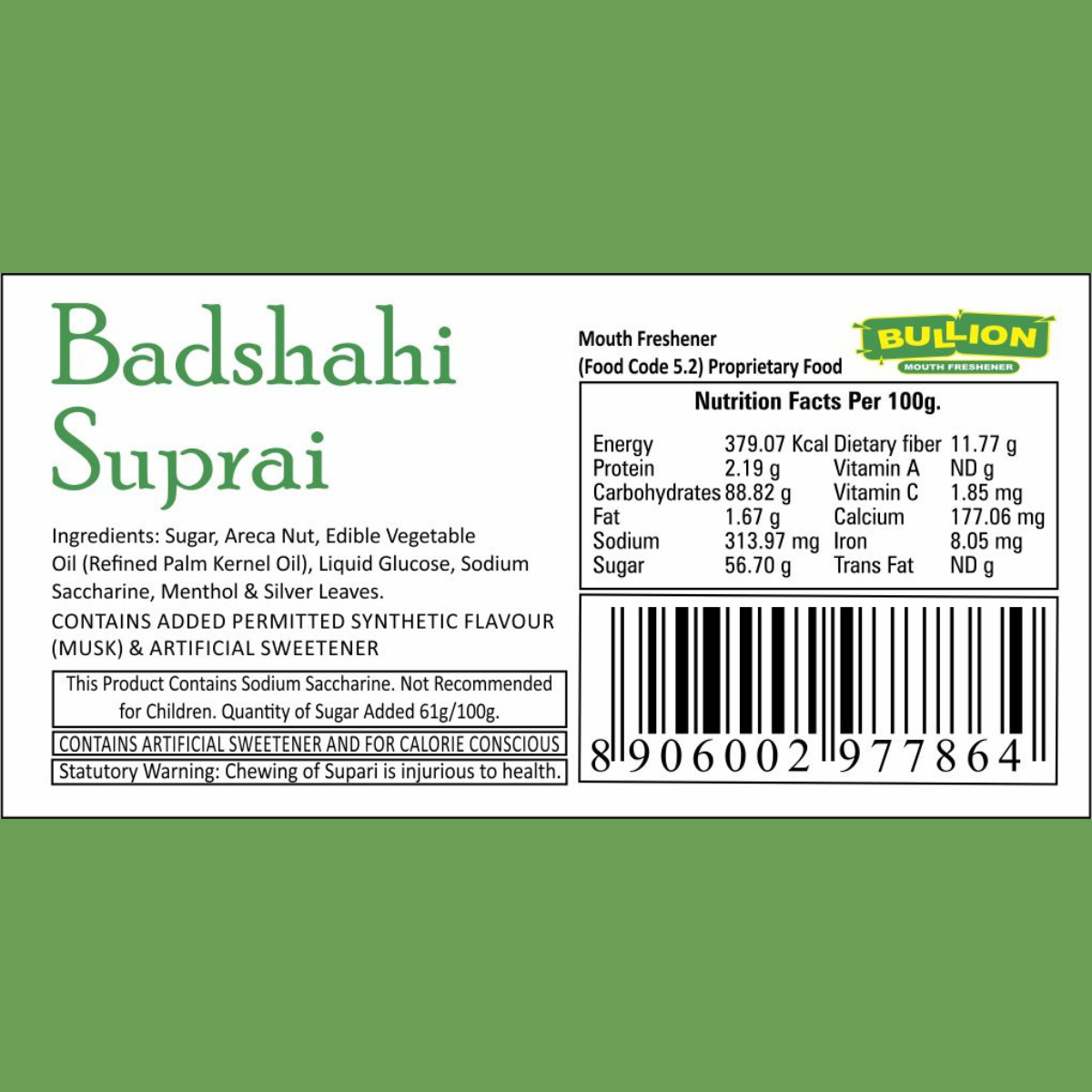 Bullion Baadshahi Supari