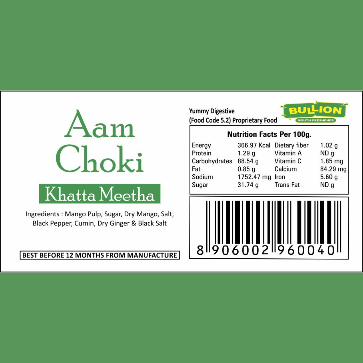 Bullion Aam Choki