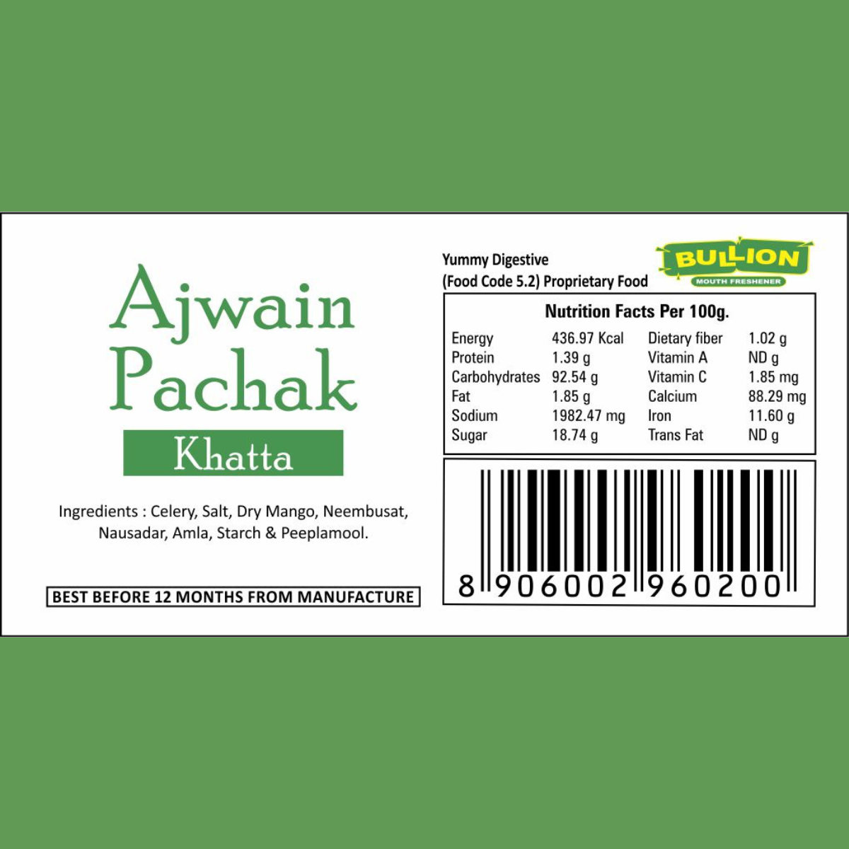 Bullion Ajwain Pachak