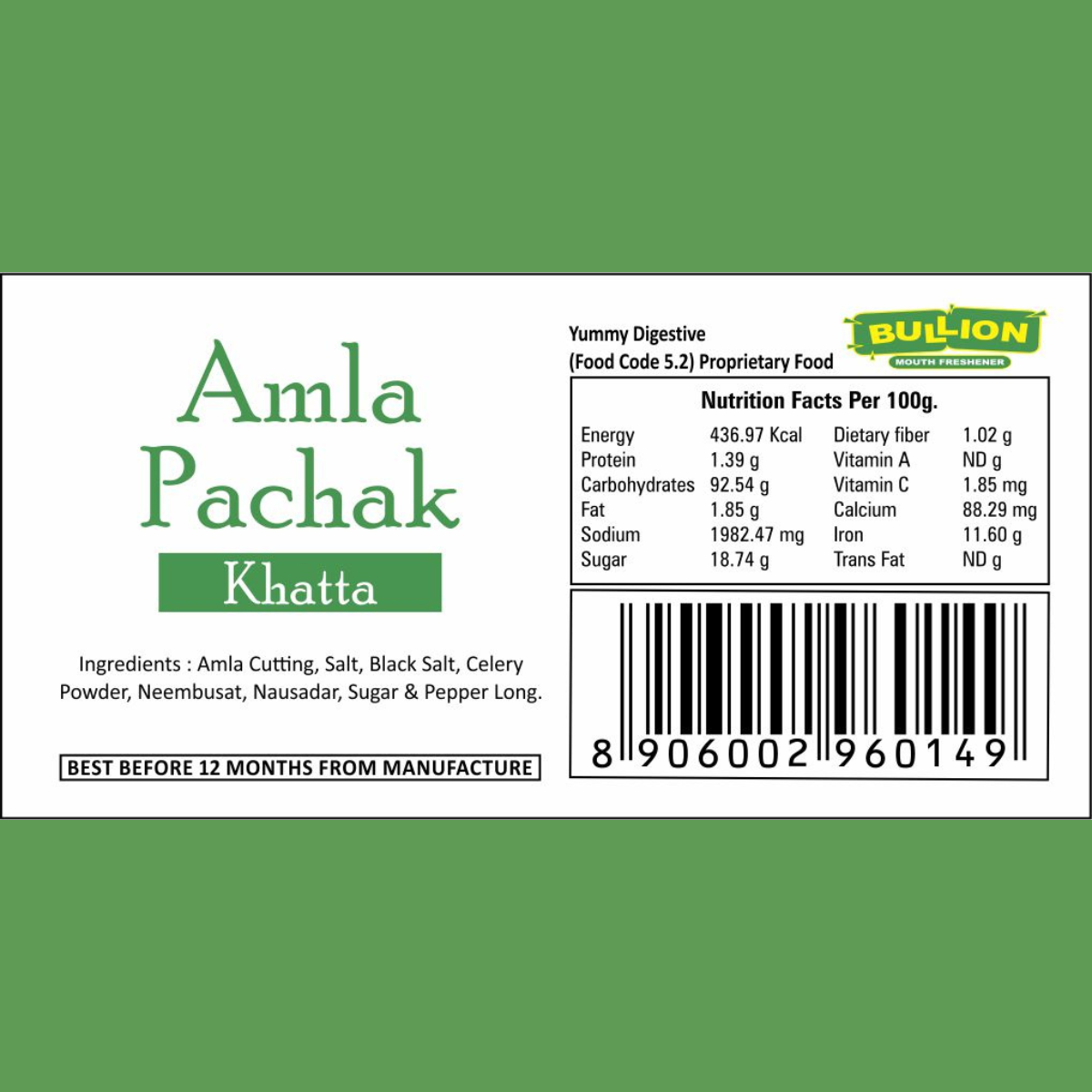 Bullion Amla Pachak