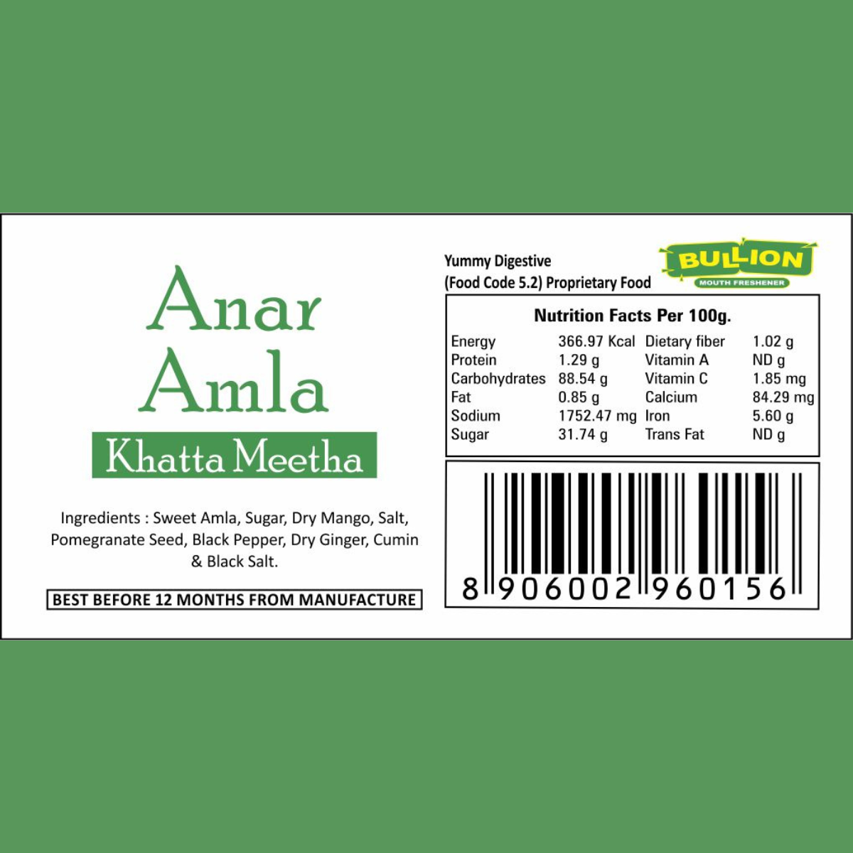 Bullion Anar Amla