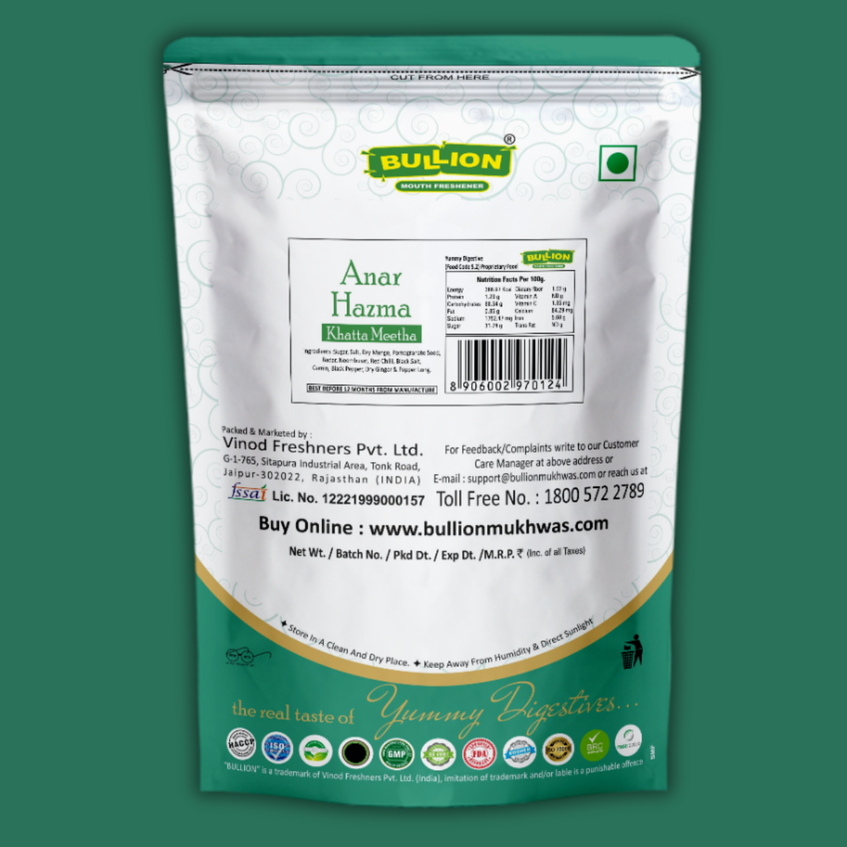 Bullion Anar Hazma