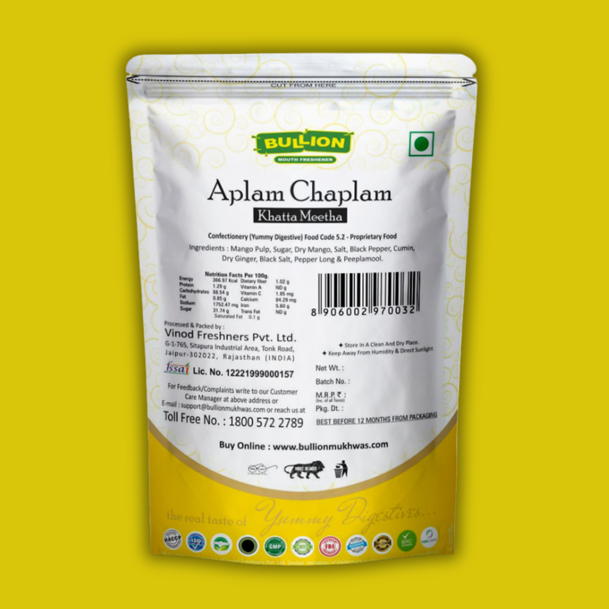 Bullion Aplam Chaplam