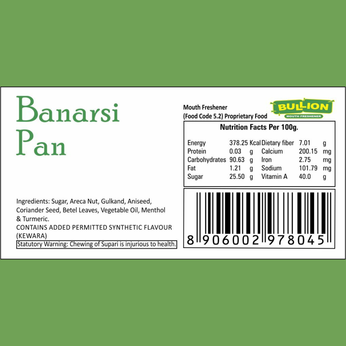 Bullion Banarsi Pan