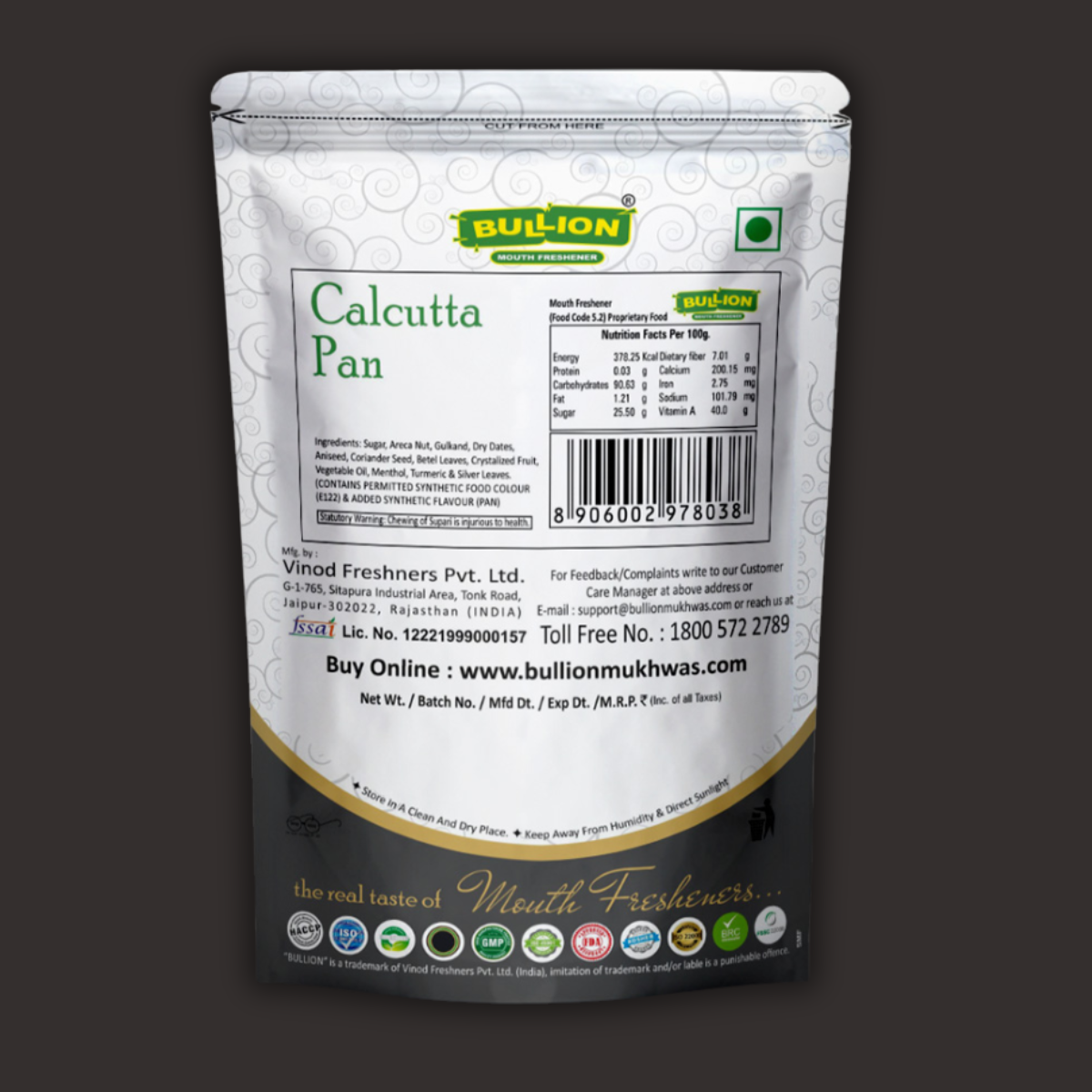 Bullion Calcutta Pan