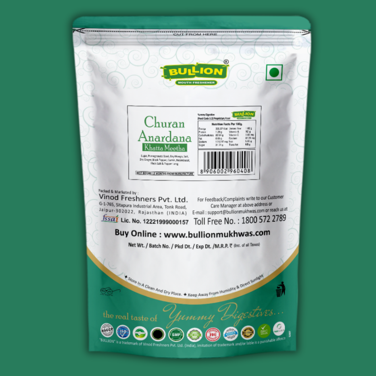 Bullion Churan Anardana
