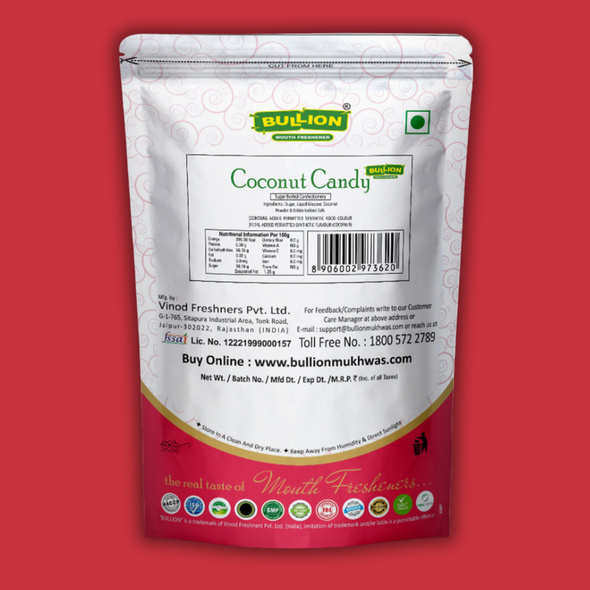Bullion Coconut Candy
