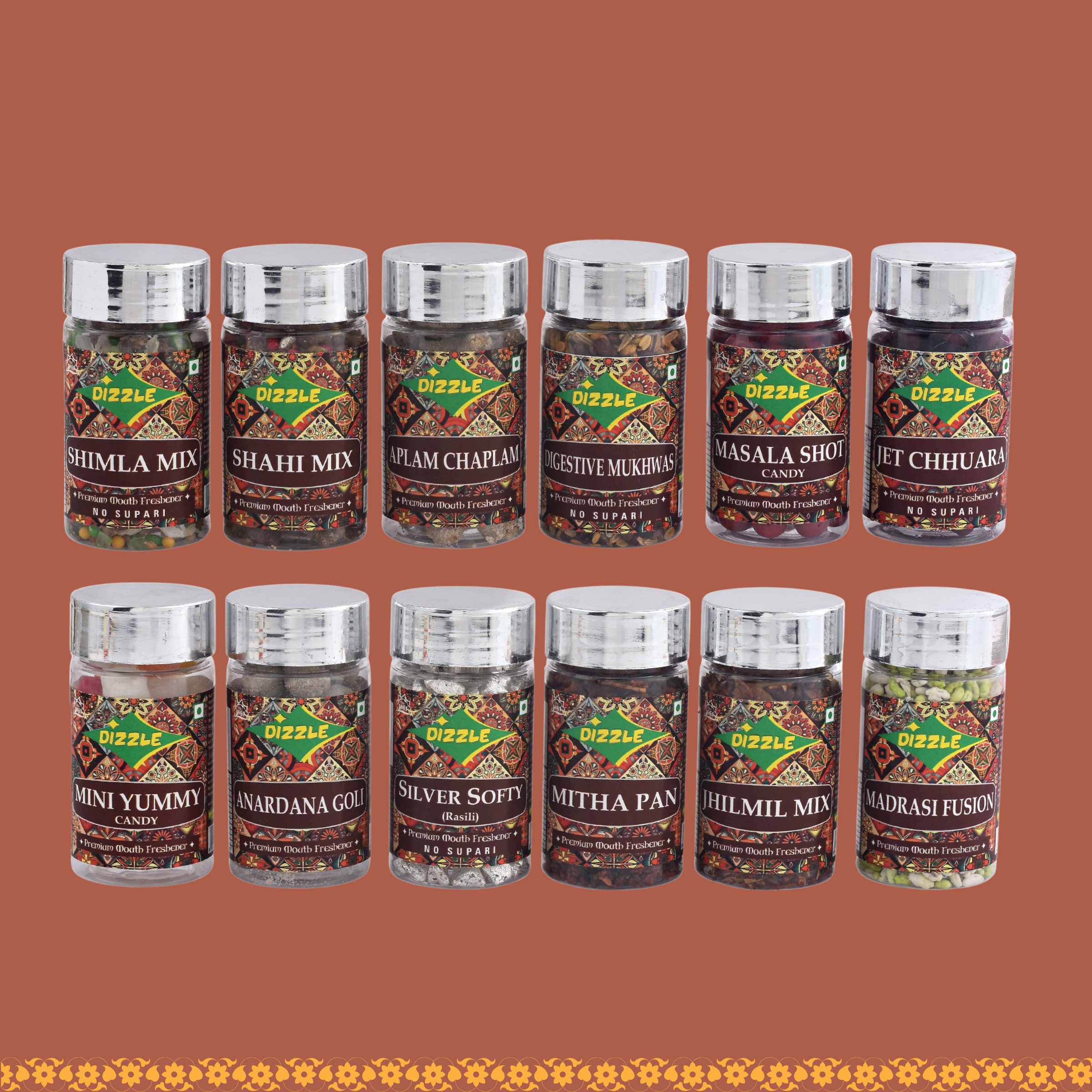 Dizzle Uphaar - 12 PC SMALL JARS