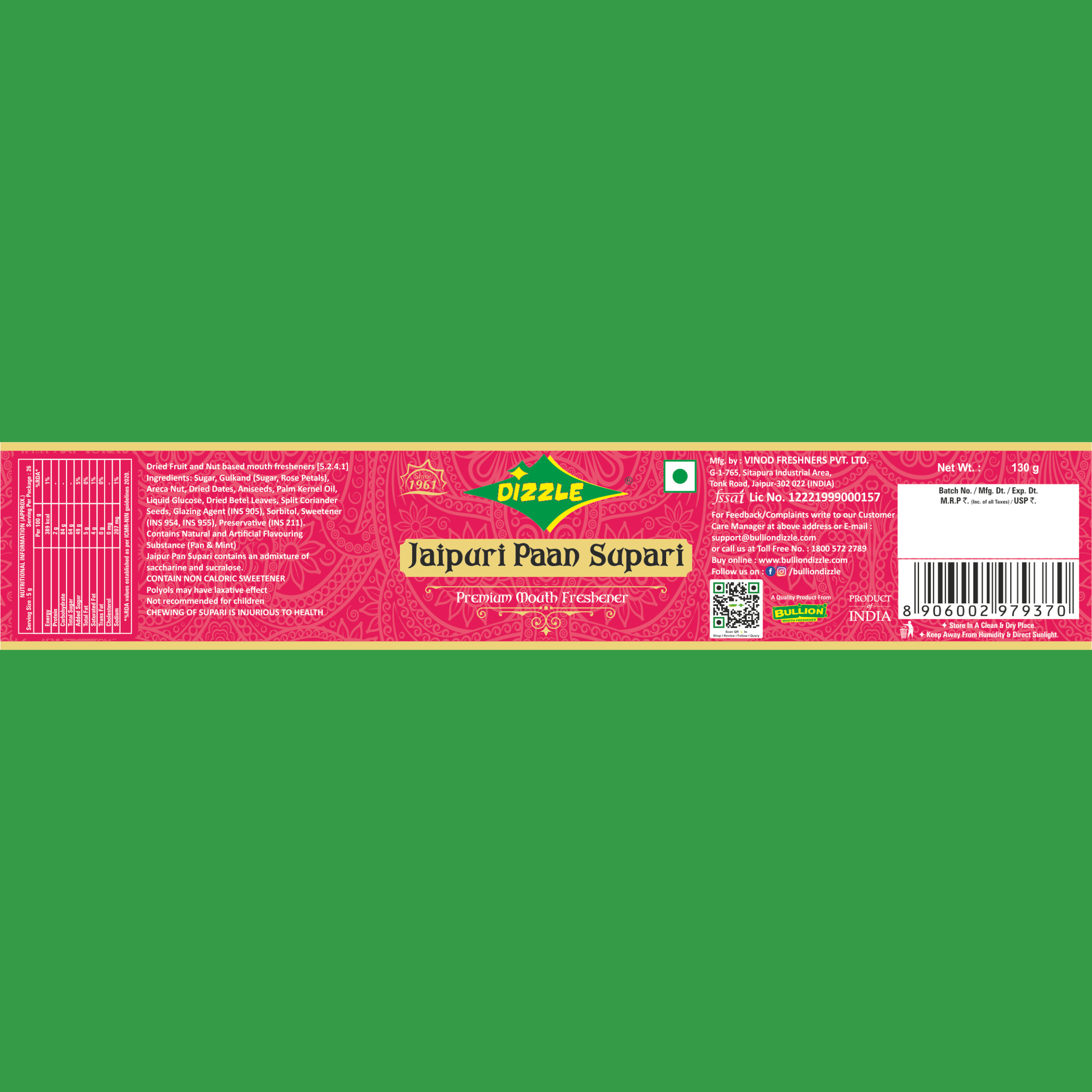 Dizzle Jaipuri Paan Supari