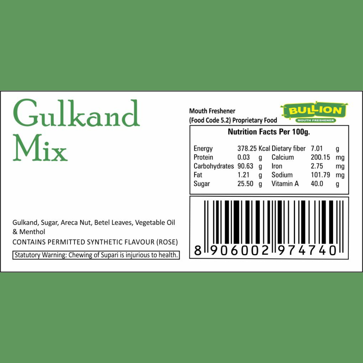 Bullion Gulkand Mix
