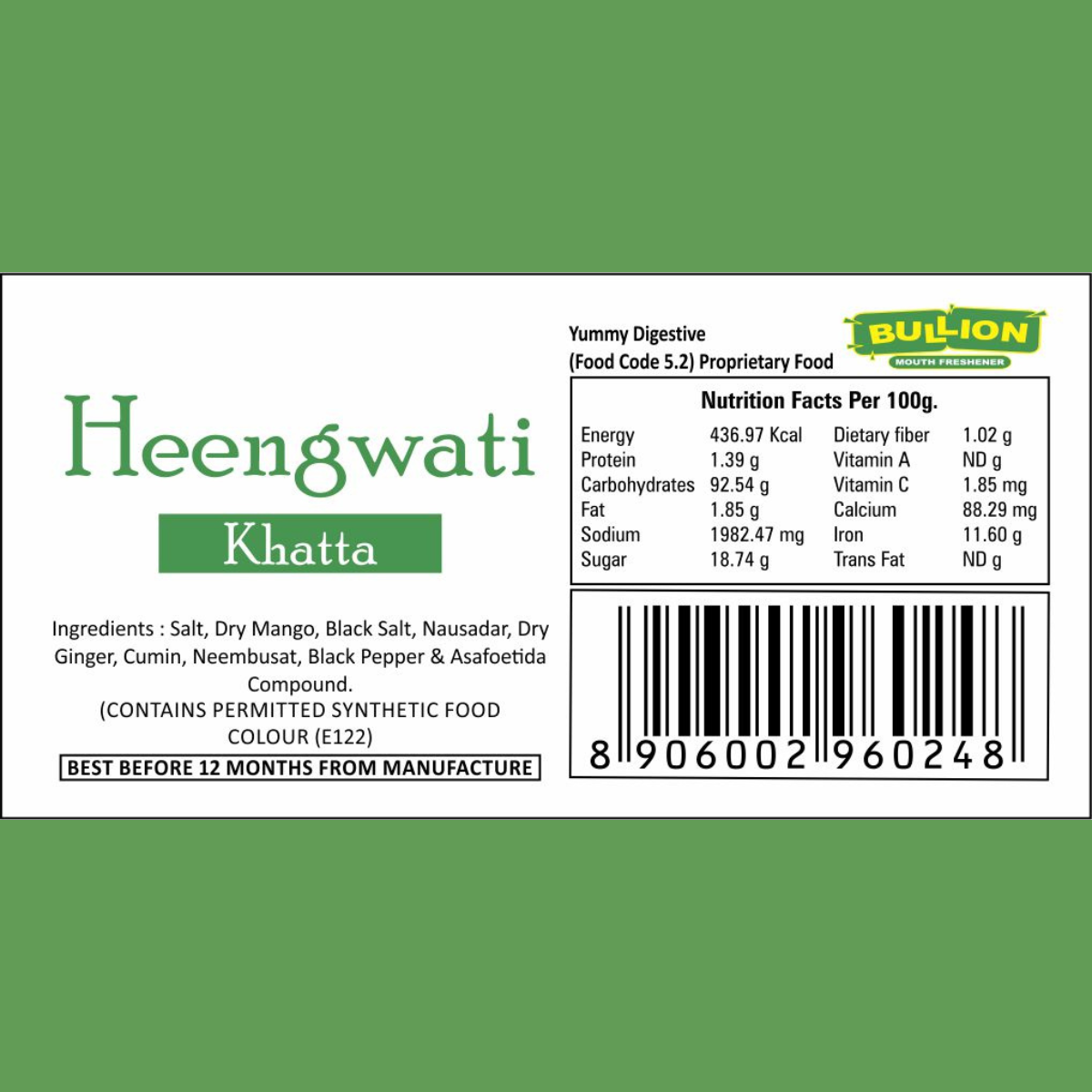 Bullion Heengwati