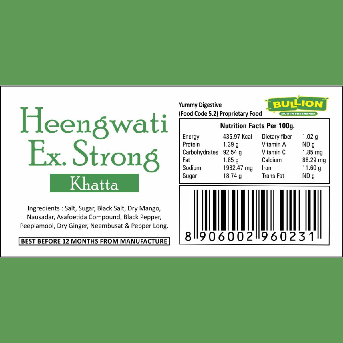 Bullion Heengwati Extra Strong