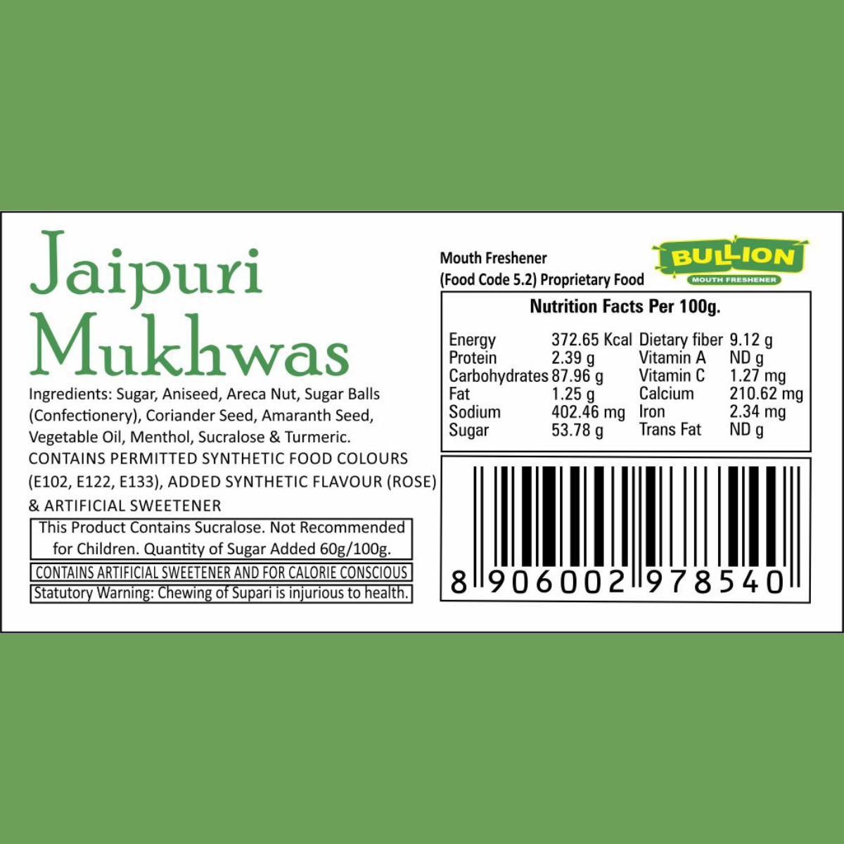 Bullion Jaipuri Mukhwas