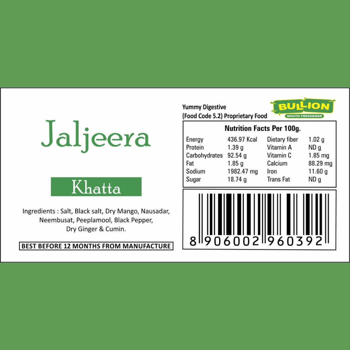 Bullion Jaljeera