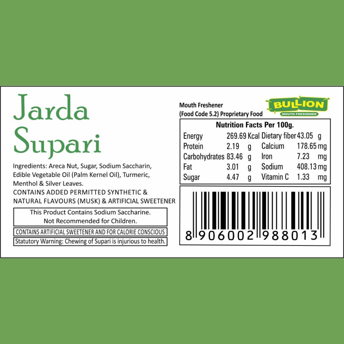 Bullion Jarda Supari