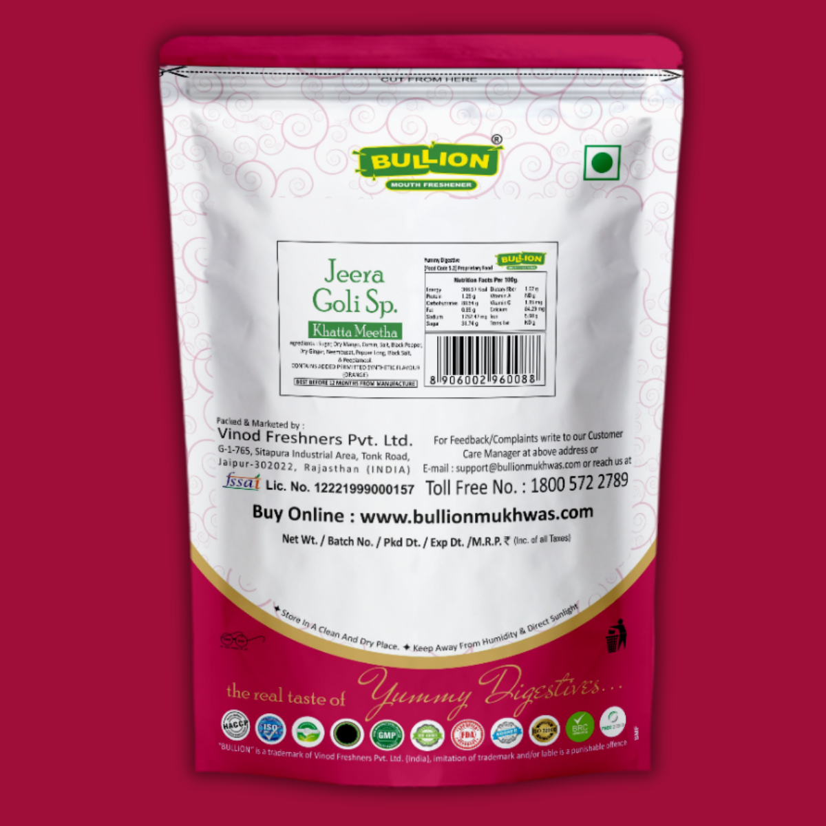 Bullion Jeera Goli Special