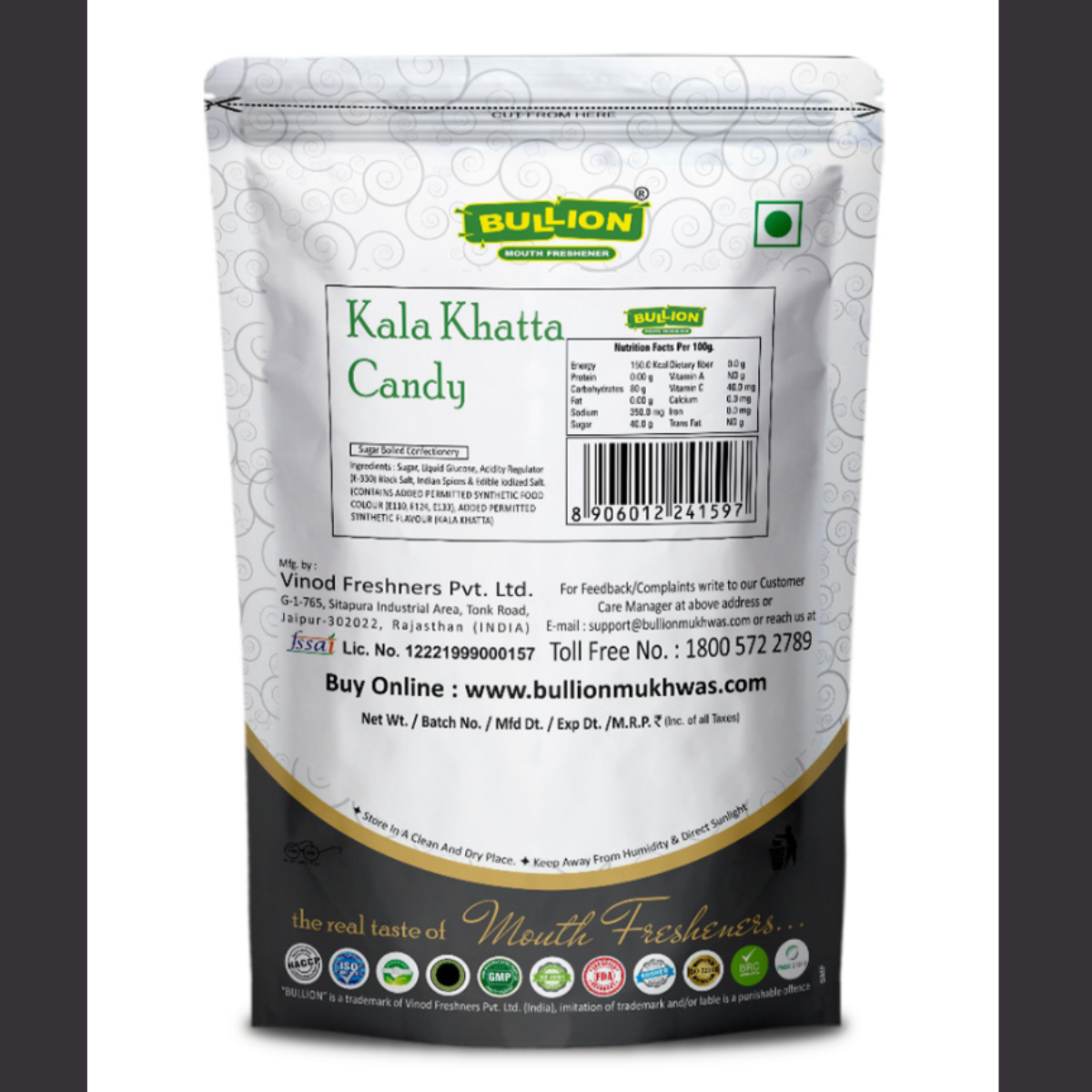 Bullion Kala Khatta Candy