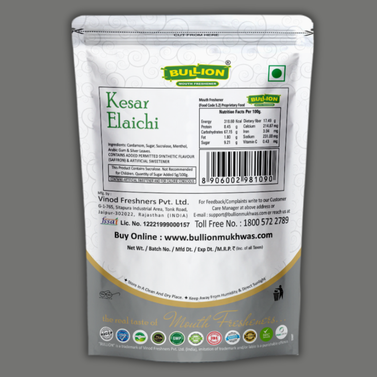 Bullion Kesar Elaichi