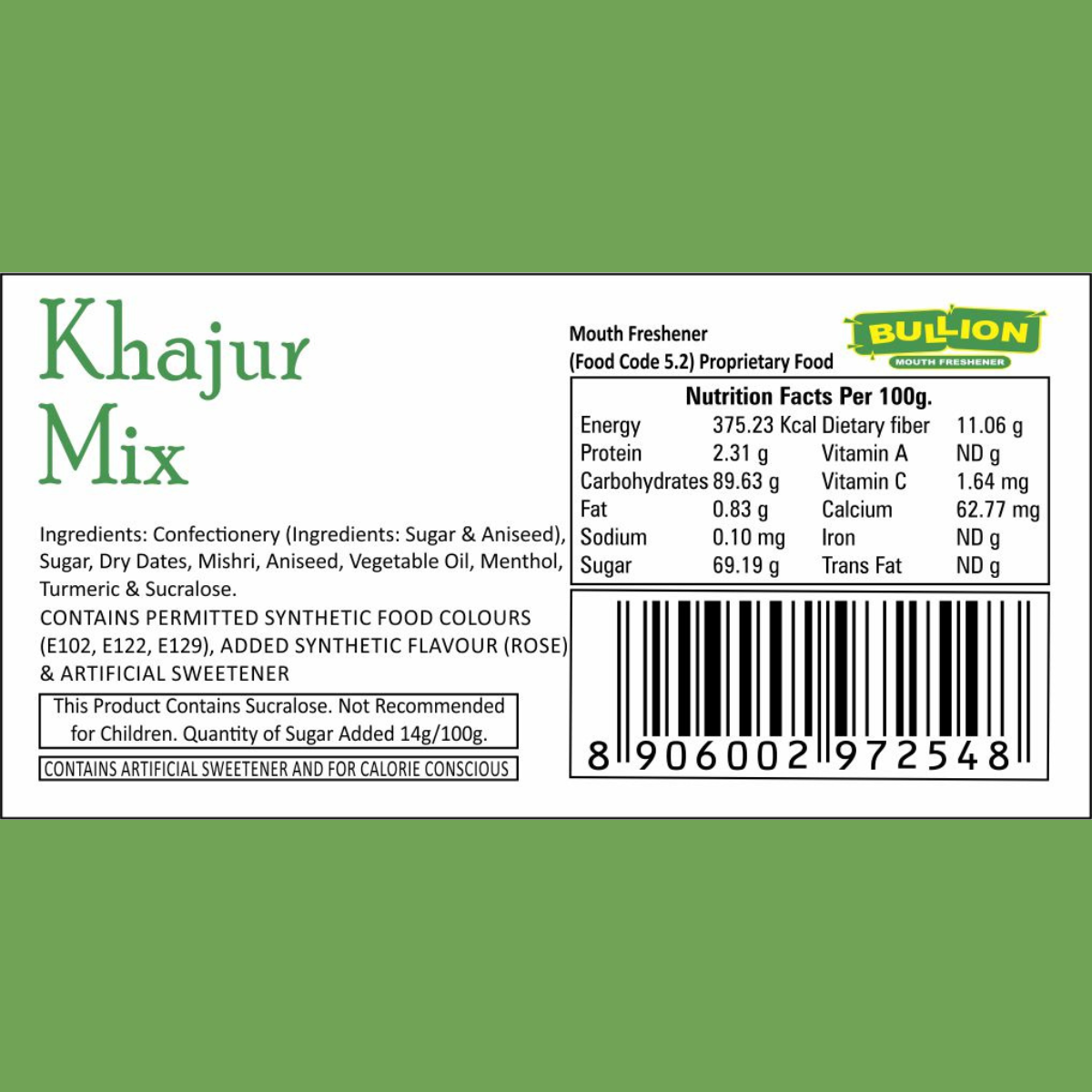 Bullion Khajur Mix