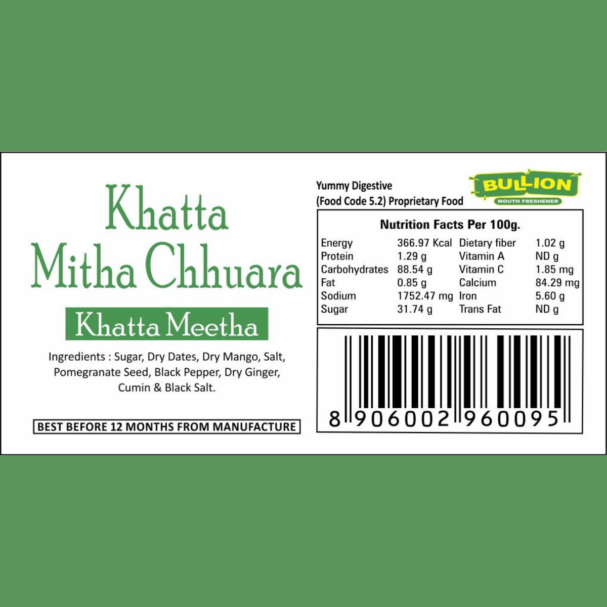 Bullion Khatta Mitha Chhuara