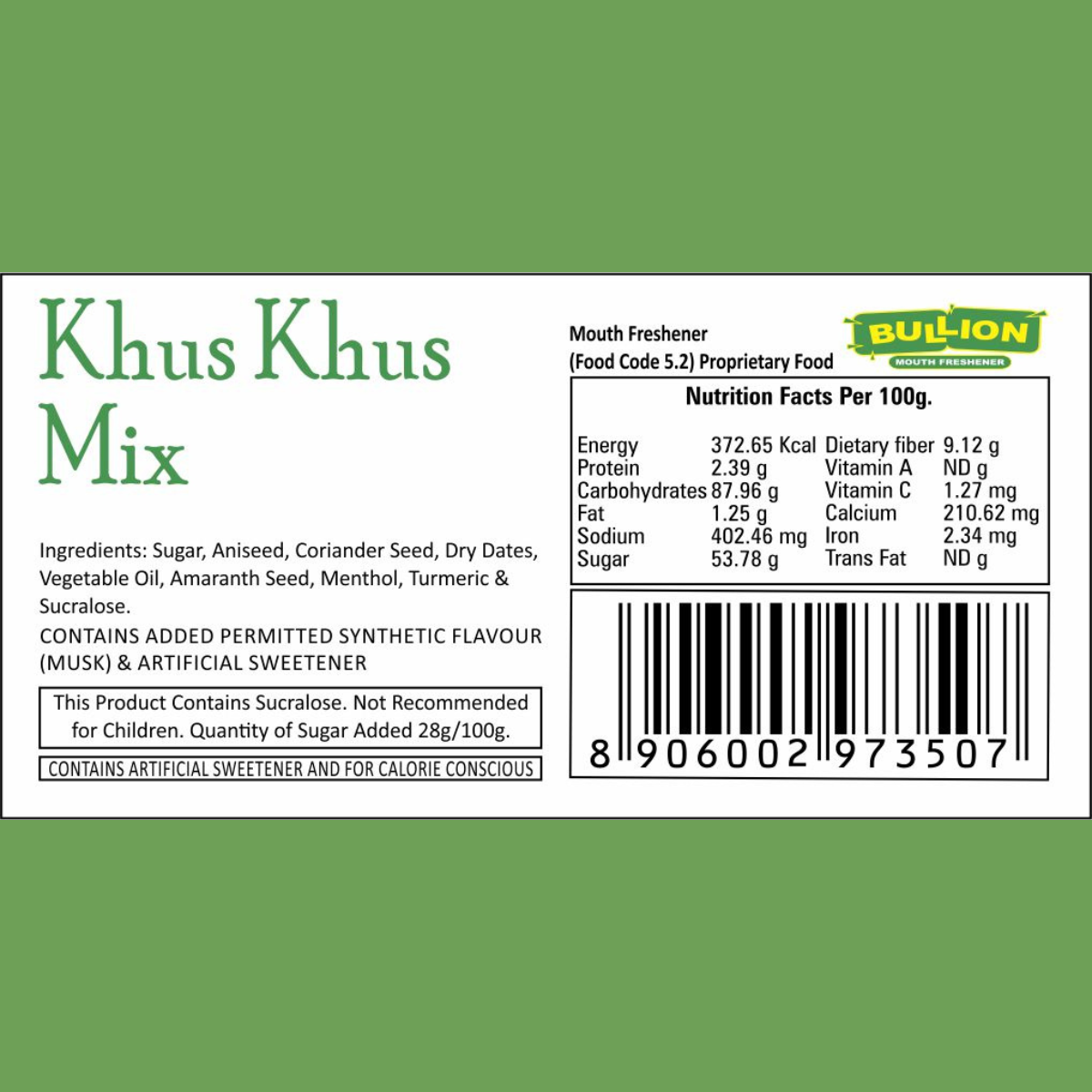 Bullion Khus Khus Mix