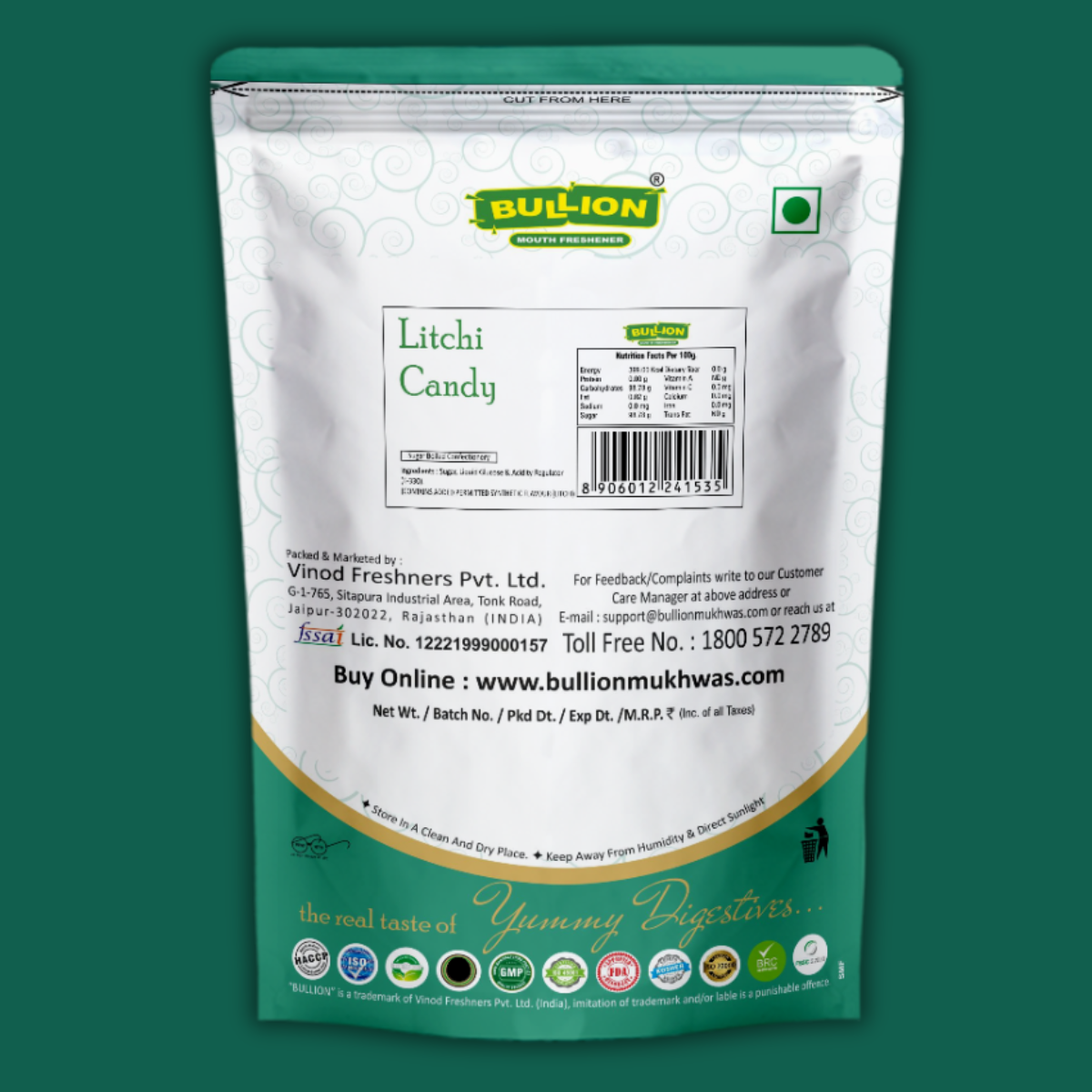 Bullion Litchi Candy