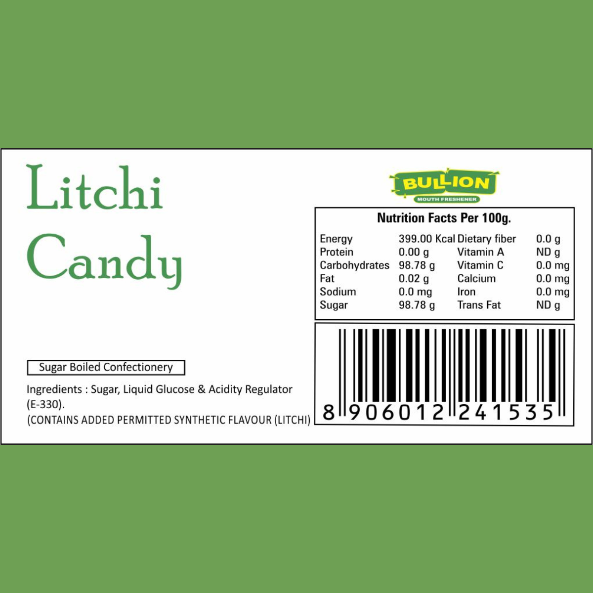 Bullion Litchi Candy