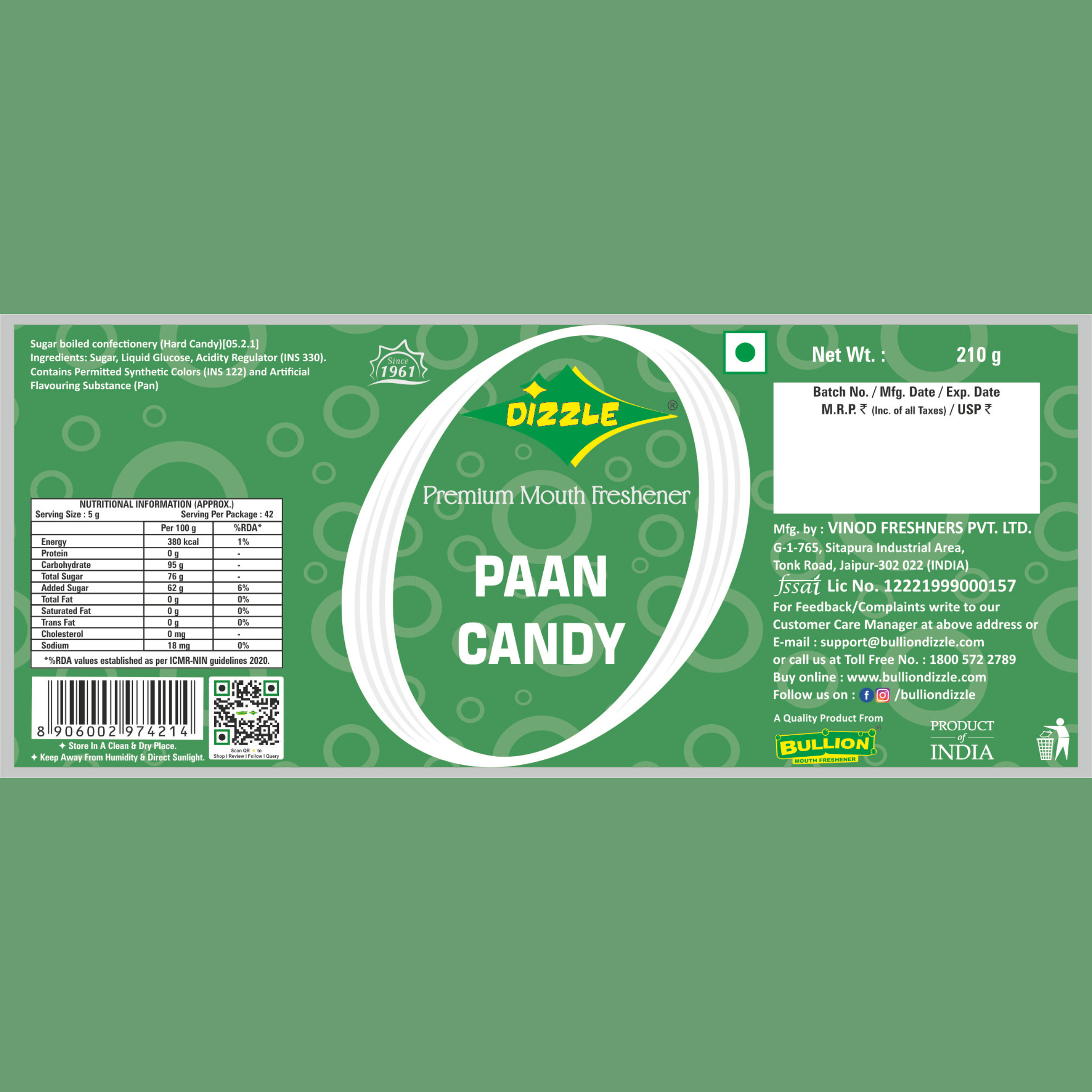 Dizzle Paan Candy