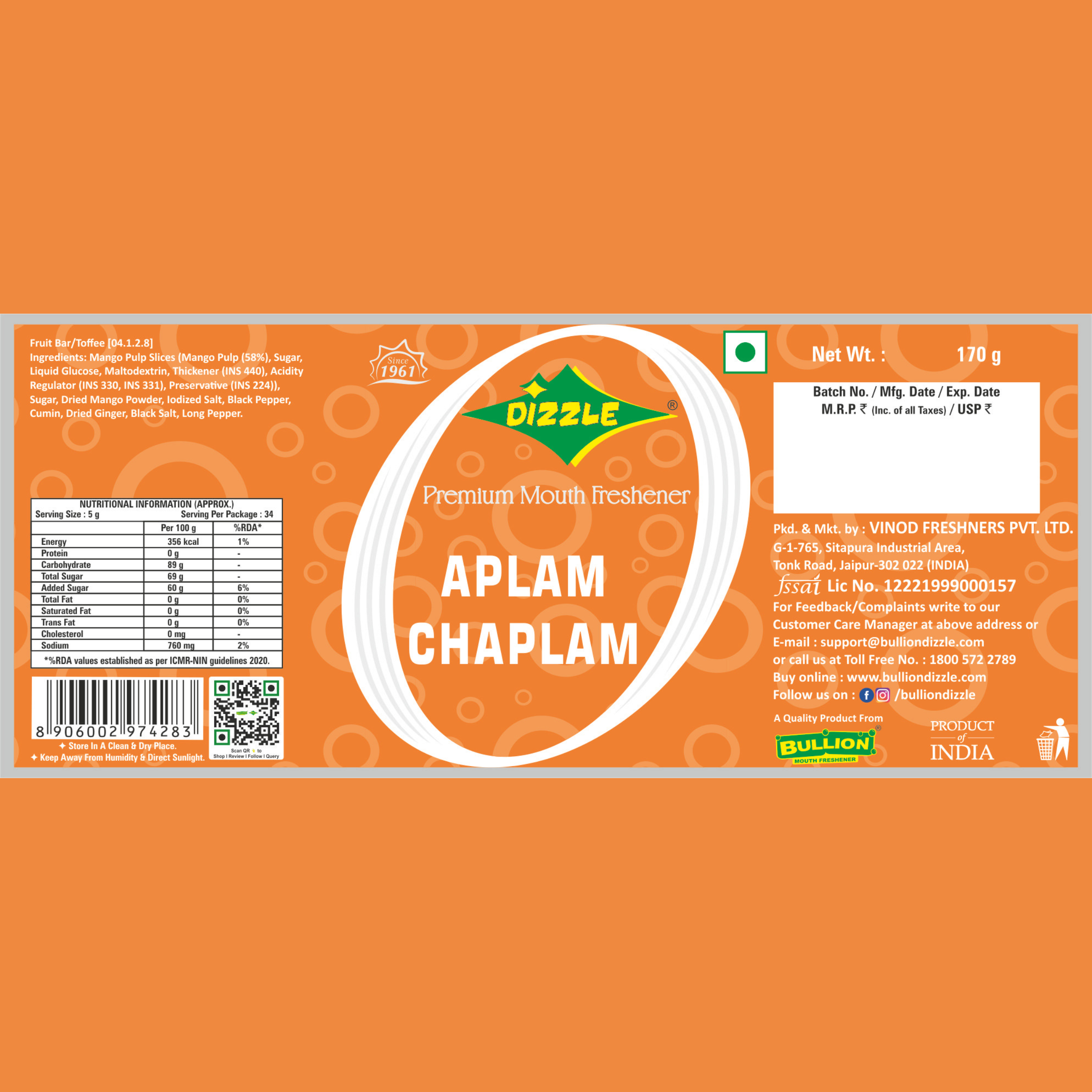 Dizzle Aplam Chaplam