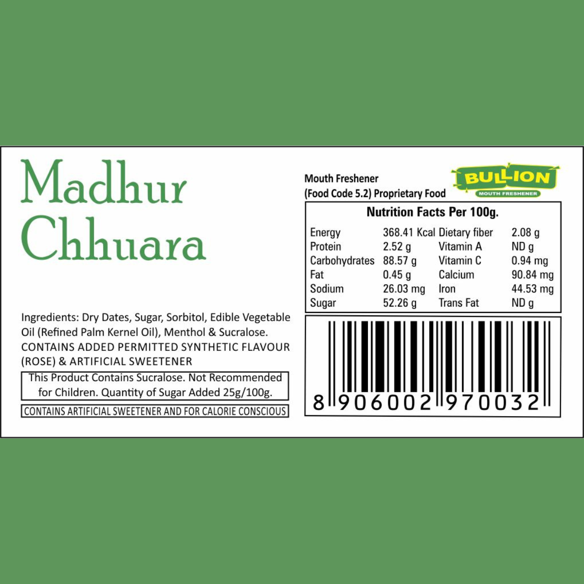 Bullion Madhur Chhuara