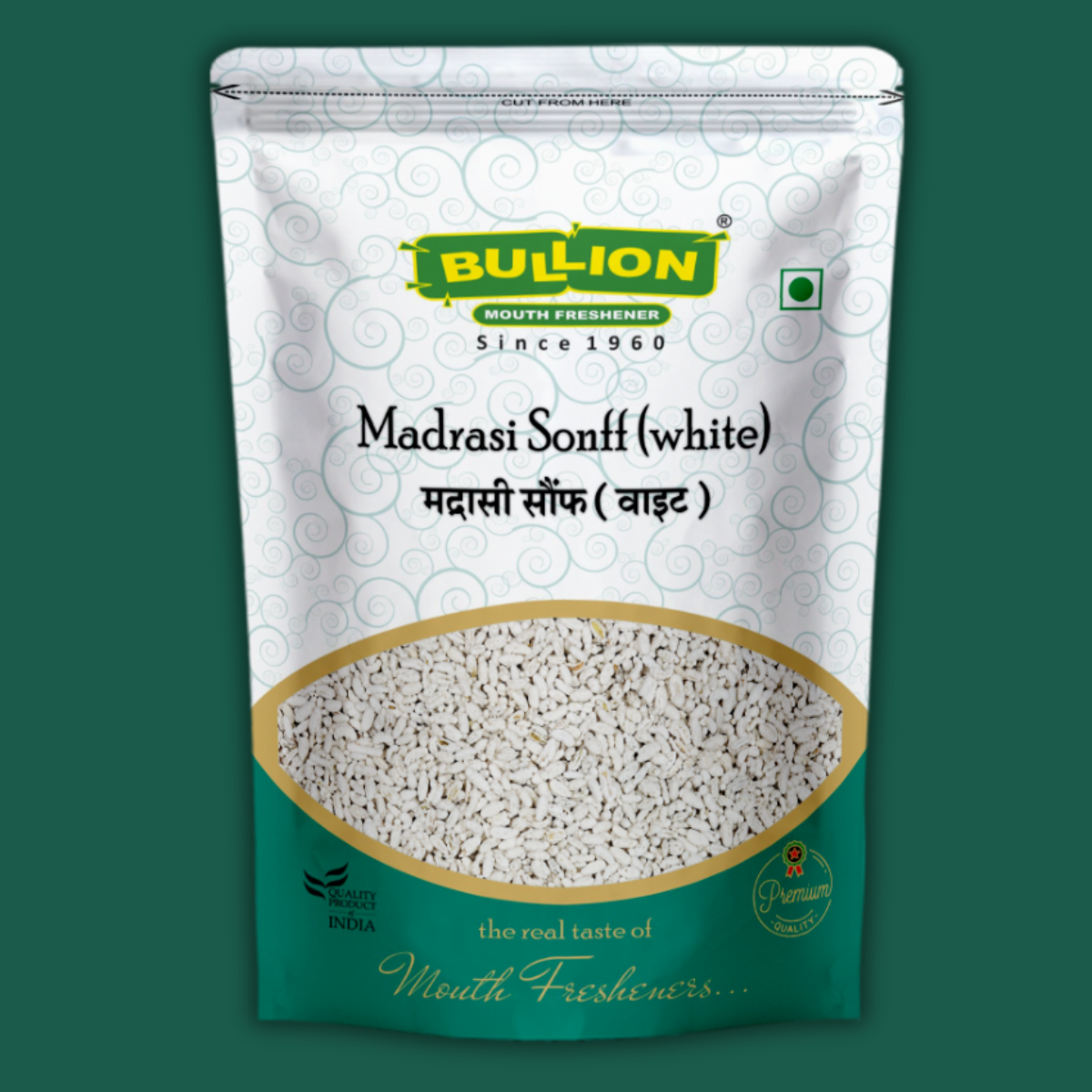 Bullion Madrasi Sonff White