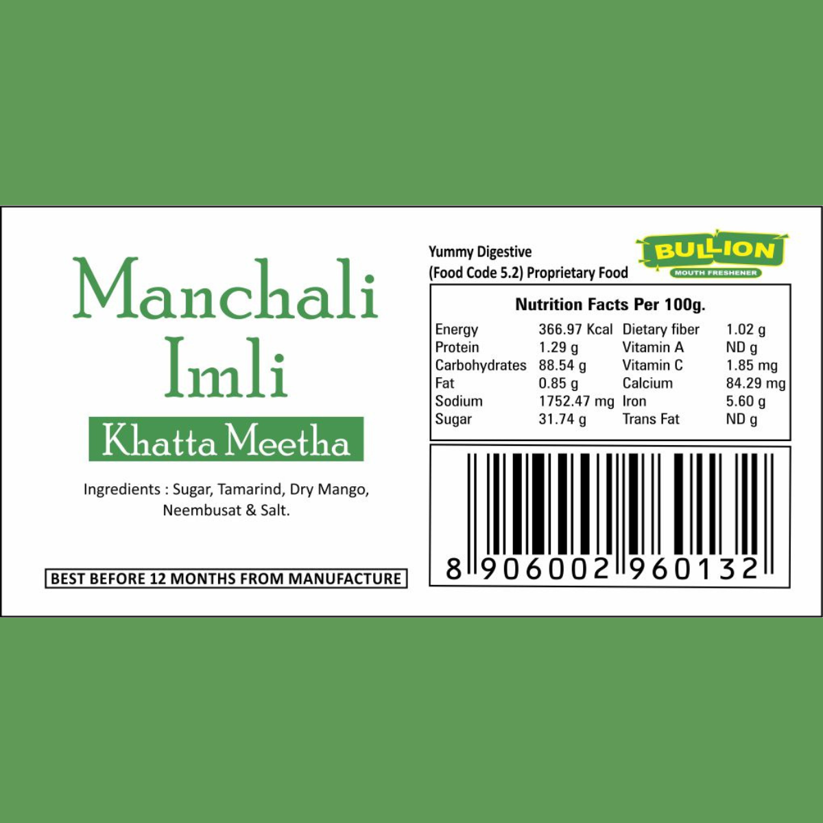 Bullion Manchali Imli