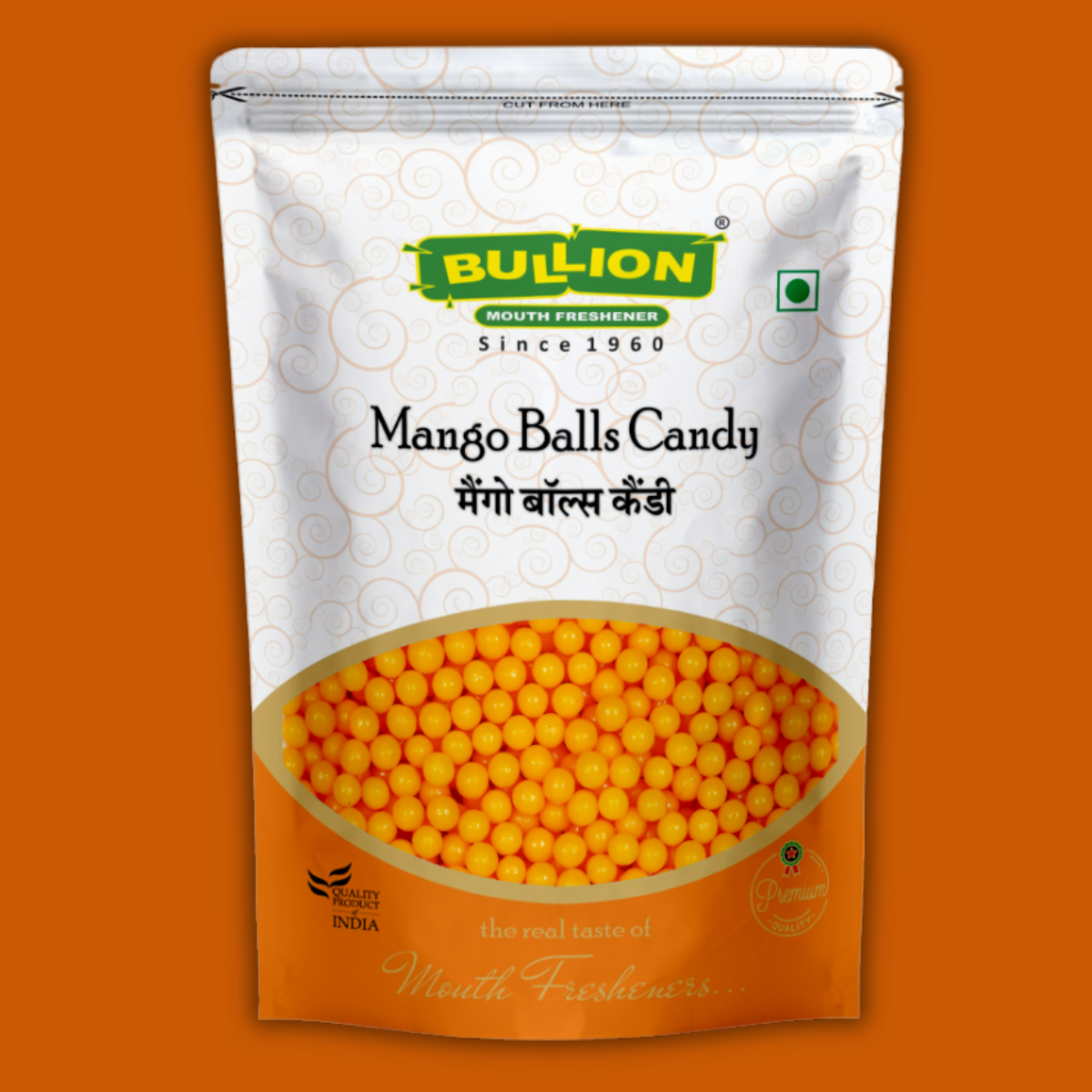 Bullion Mango Balls Candy Yellow