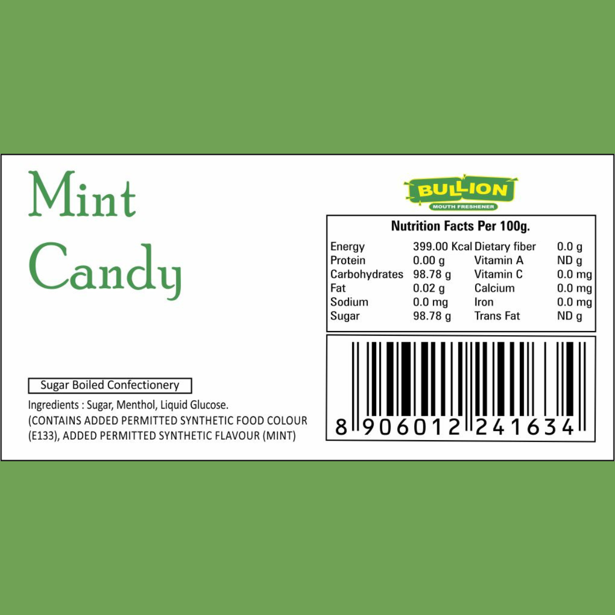 Bullion Mint Candy