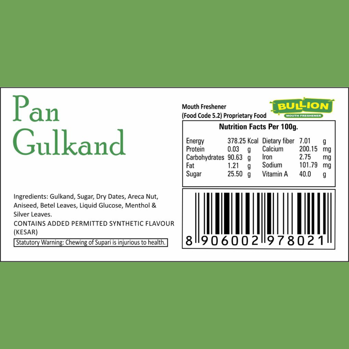 Bullion Pan Gulkand