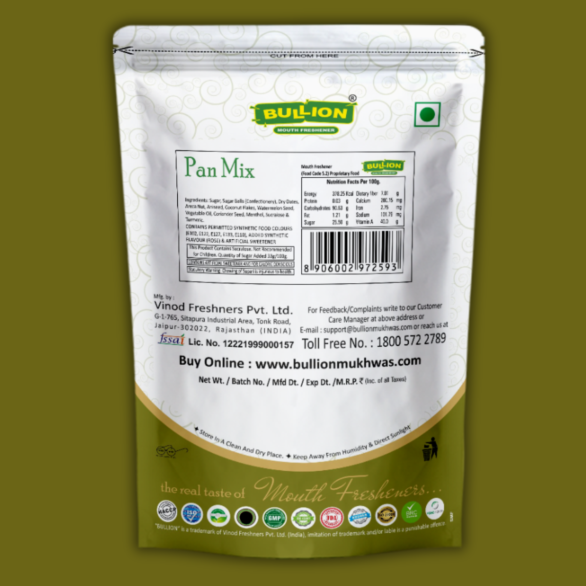 Bullion Pan Mix