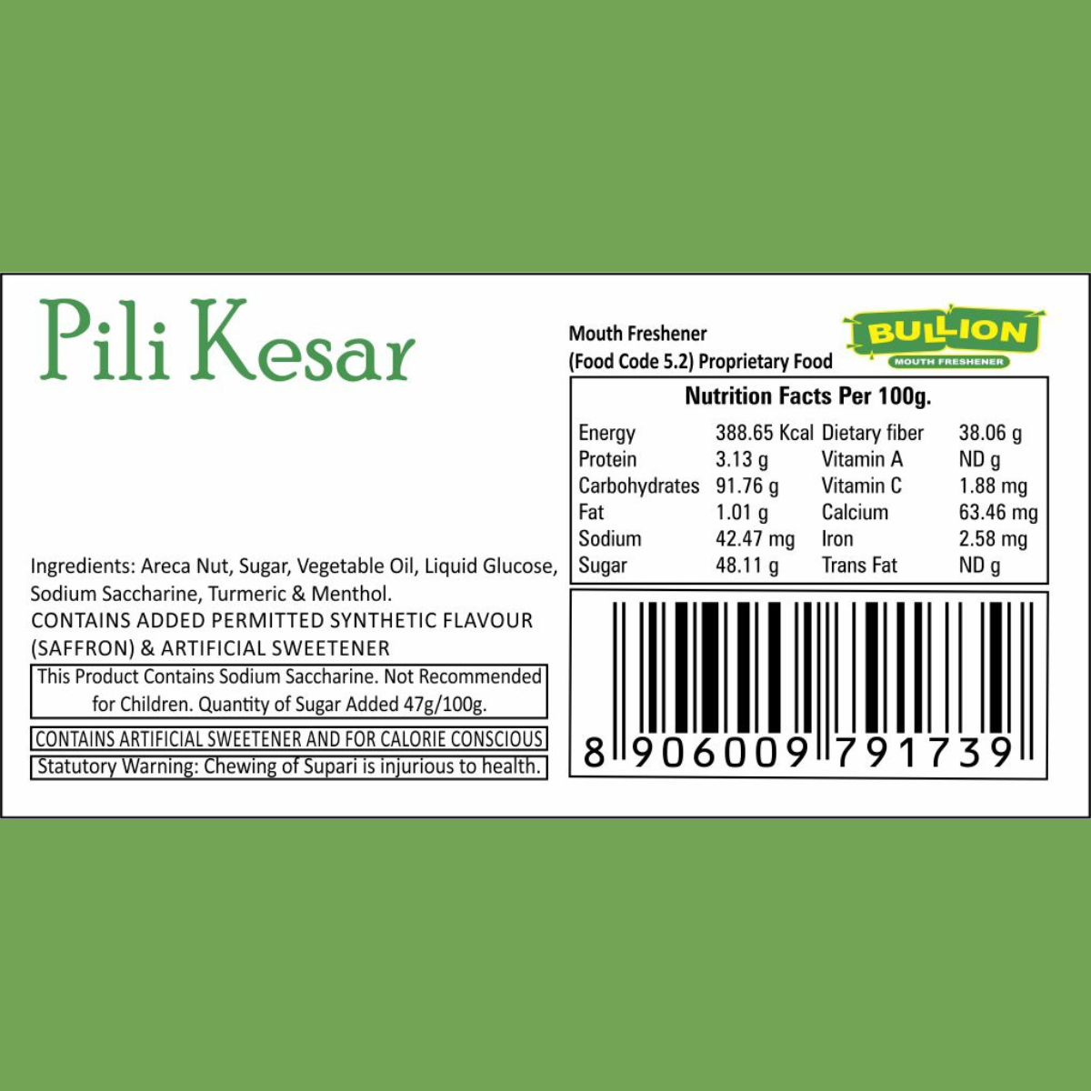 Bullion Pili Kesar