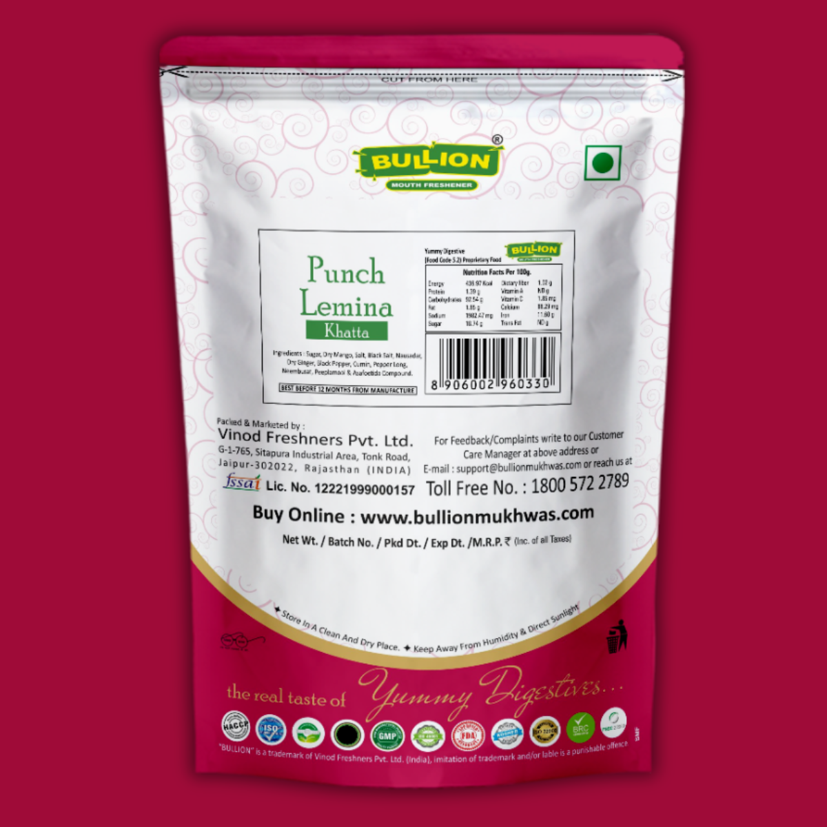 Bullion Punch Lamina