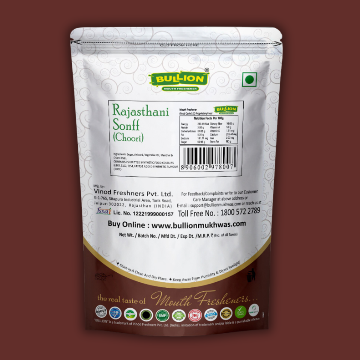 Bullion Rajasthani Sonff (Choori)