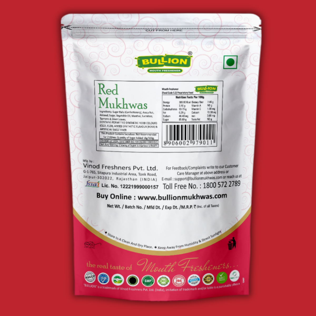 Bullion Red Mukhwas