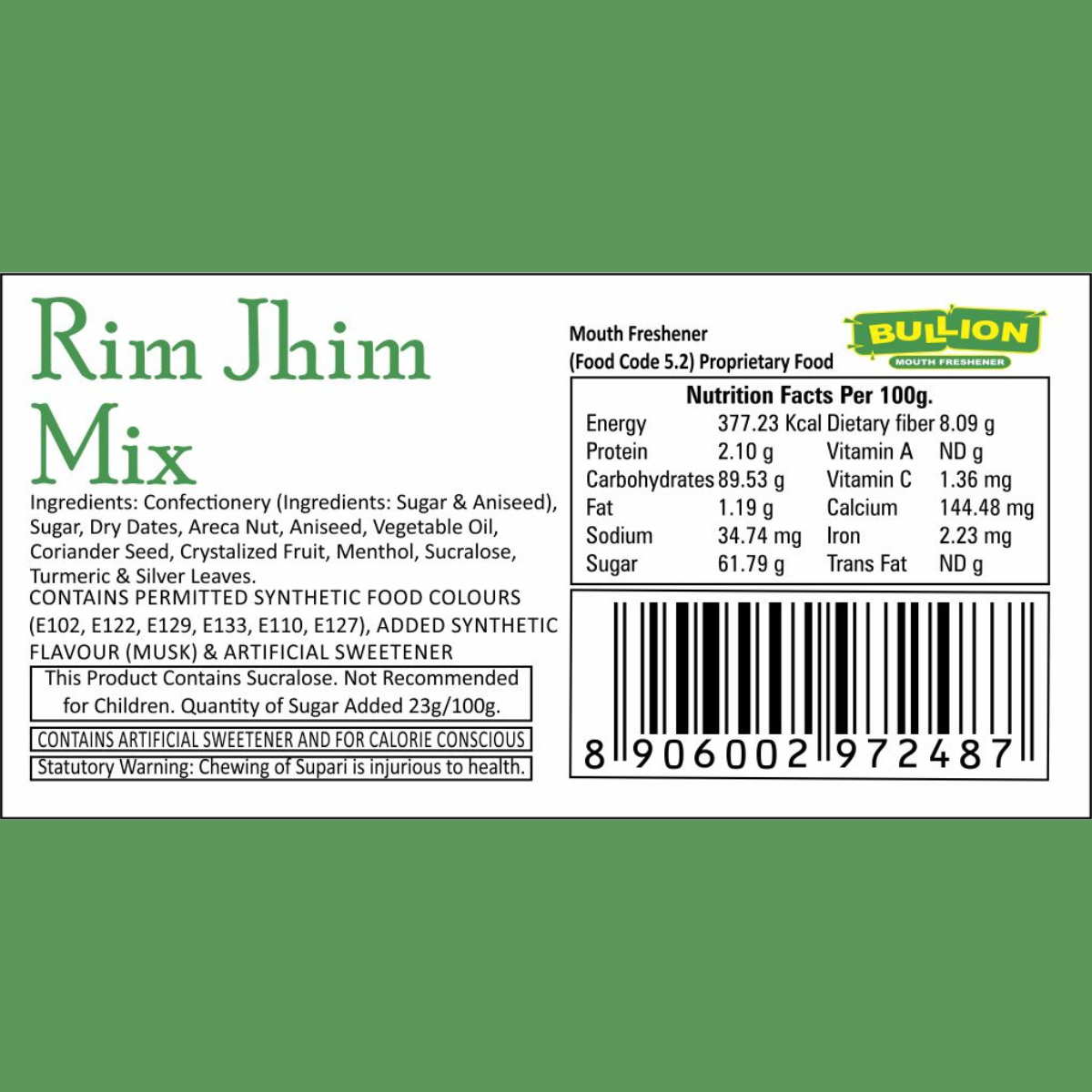Bullion Rim Jhim Mix