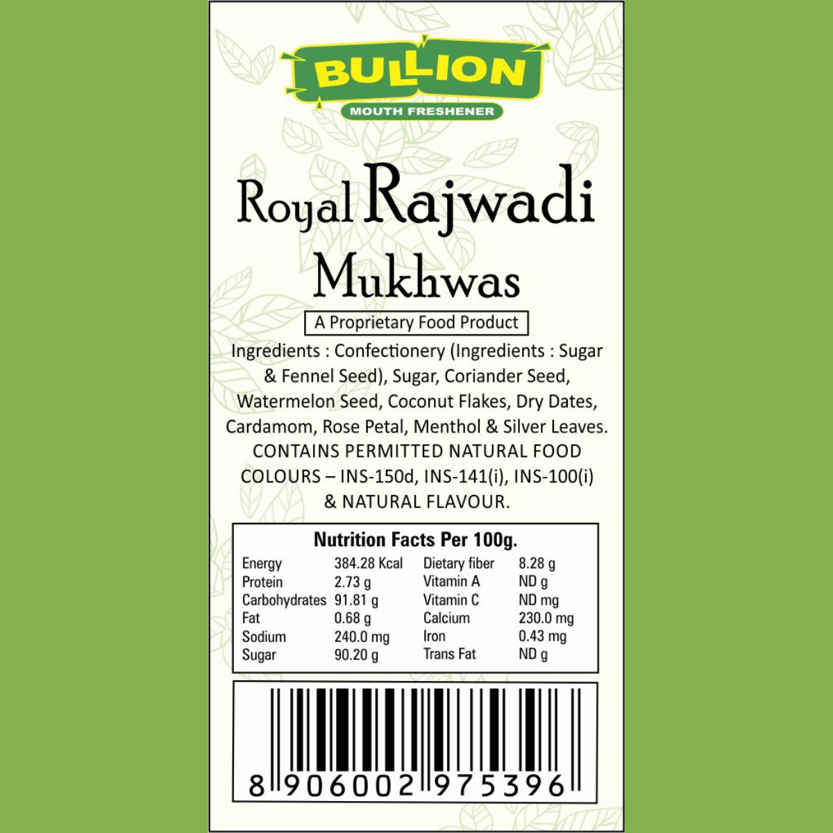 Bullion Royal Rajwadi Mukhwas