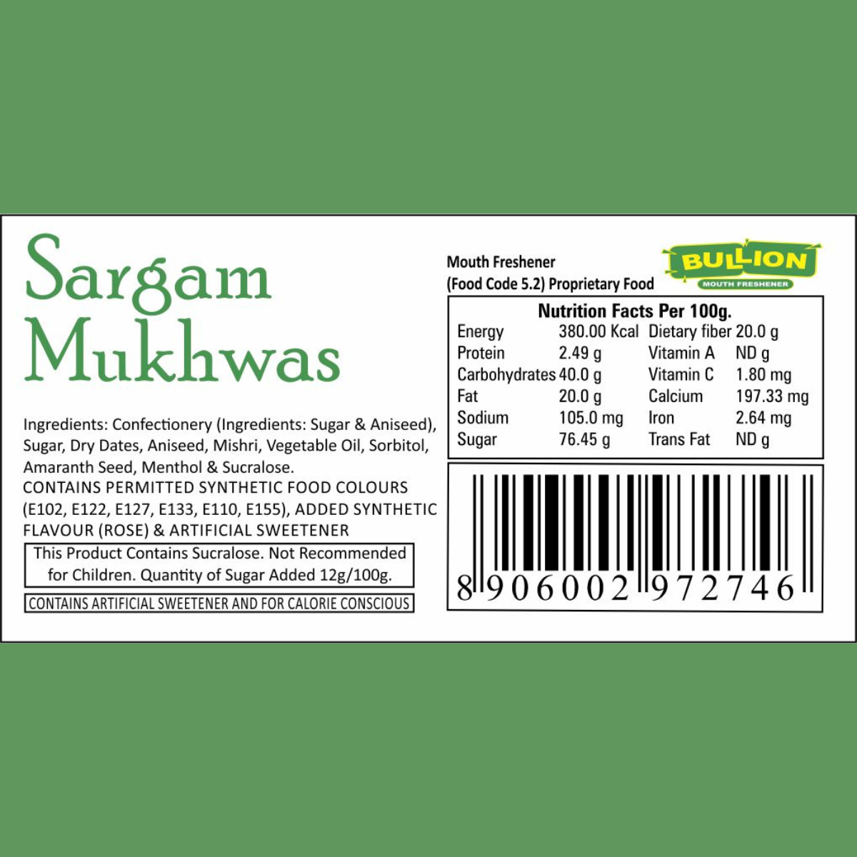 Bullion Sargam Mukhwas