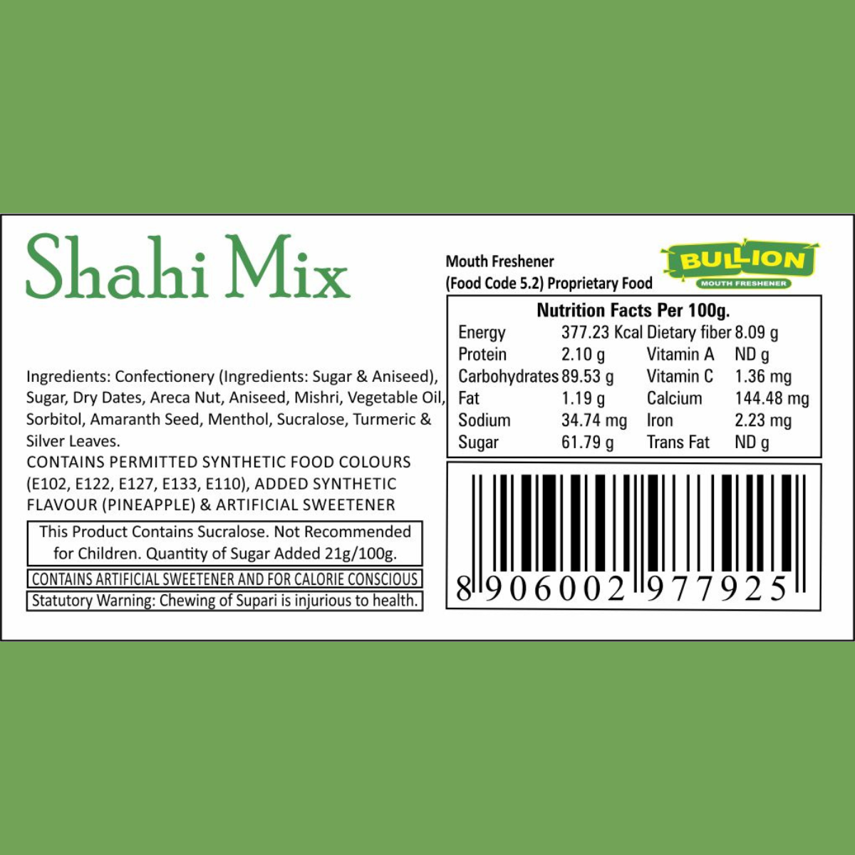 Bullion Shahi Mix