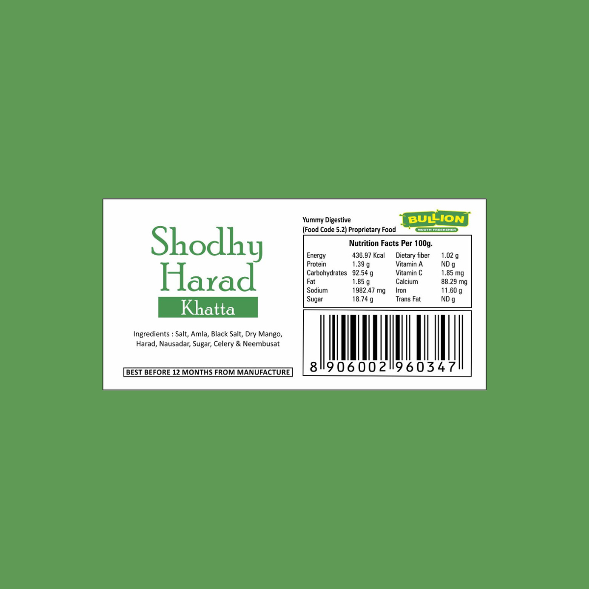 Bullion Shodhy Harad