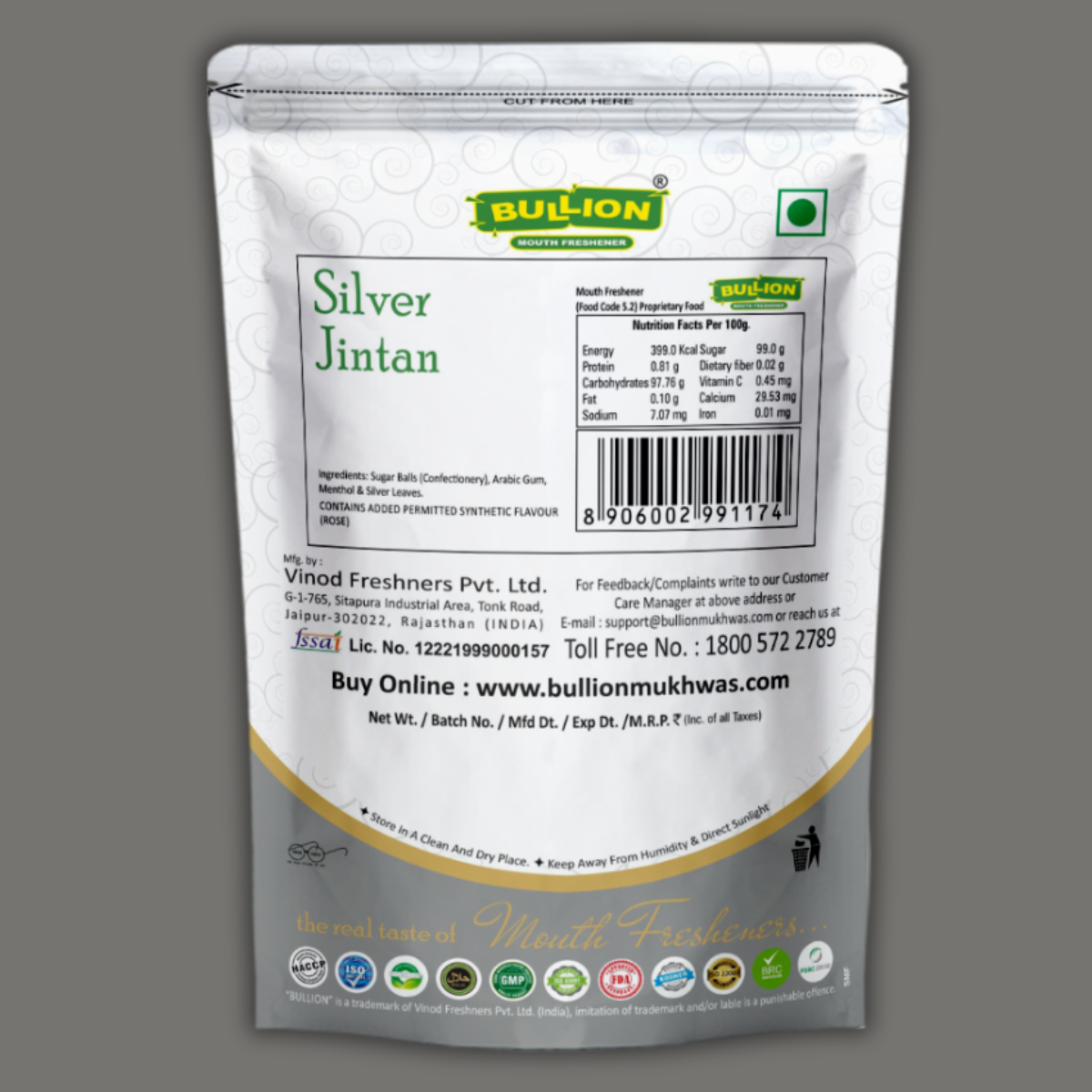 Bullion Silver Jintan