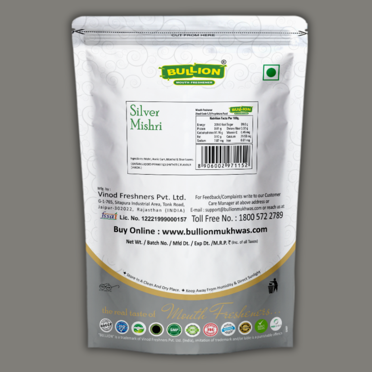 Bullion Silver Mishri
