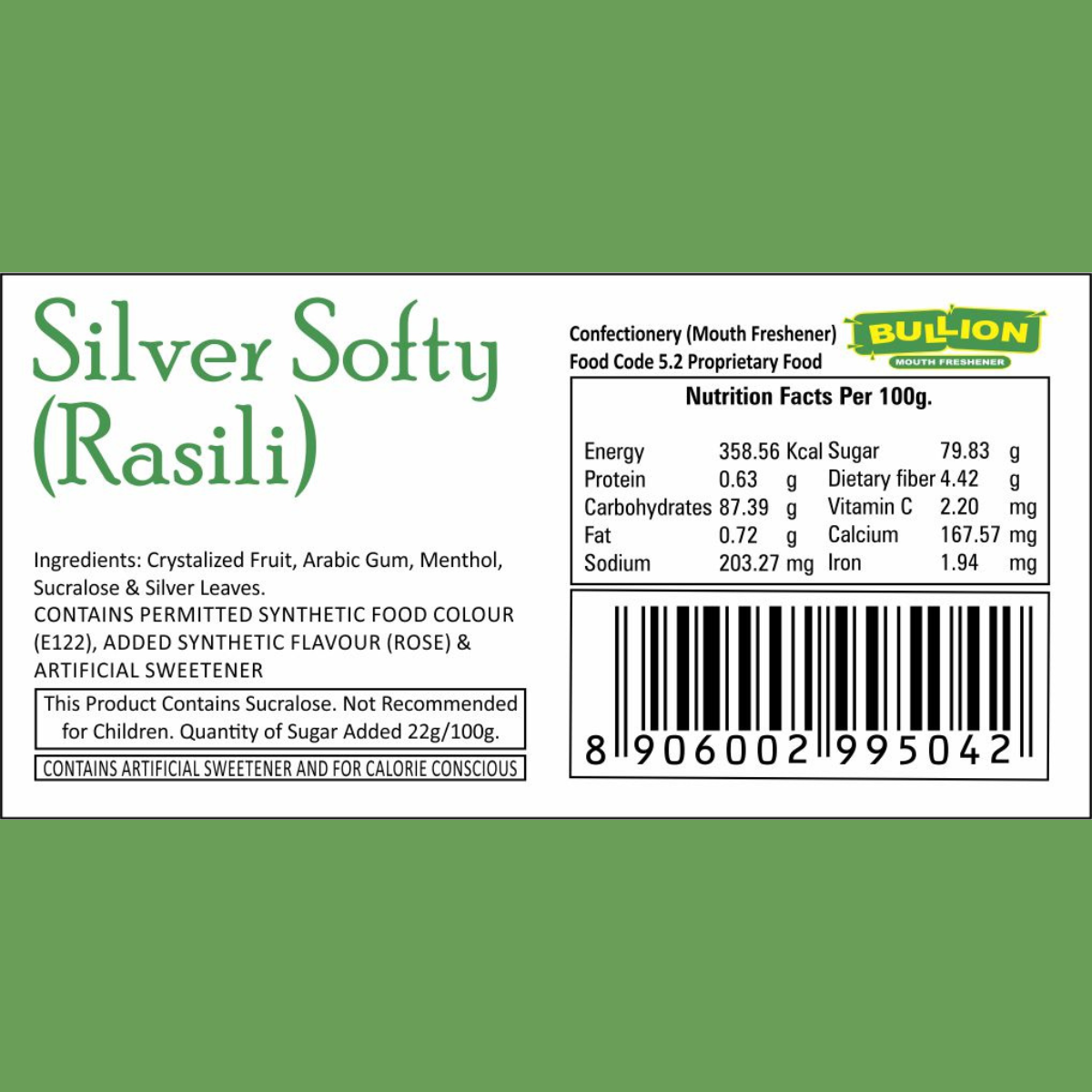 Bullion Silver Softy (Rasili)