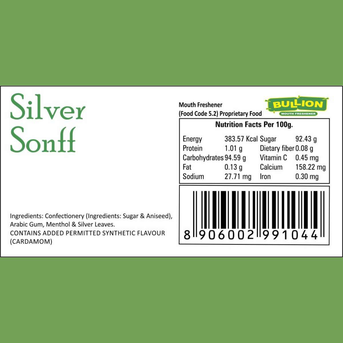 Bullion Silver Sonff